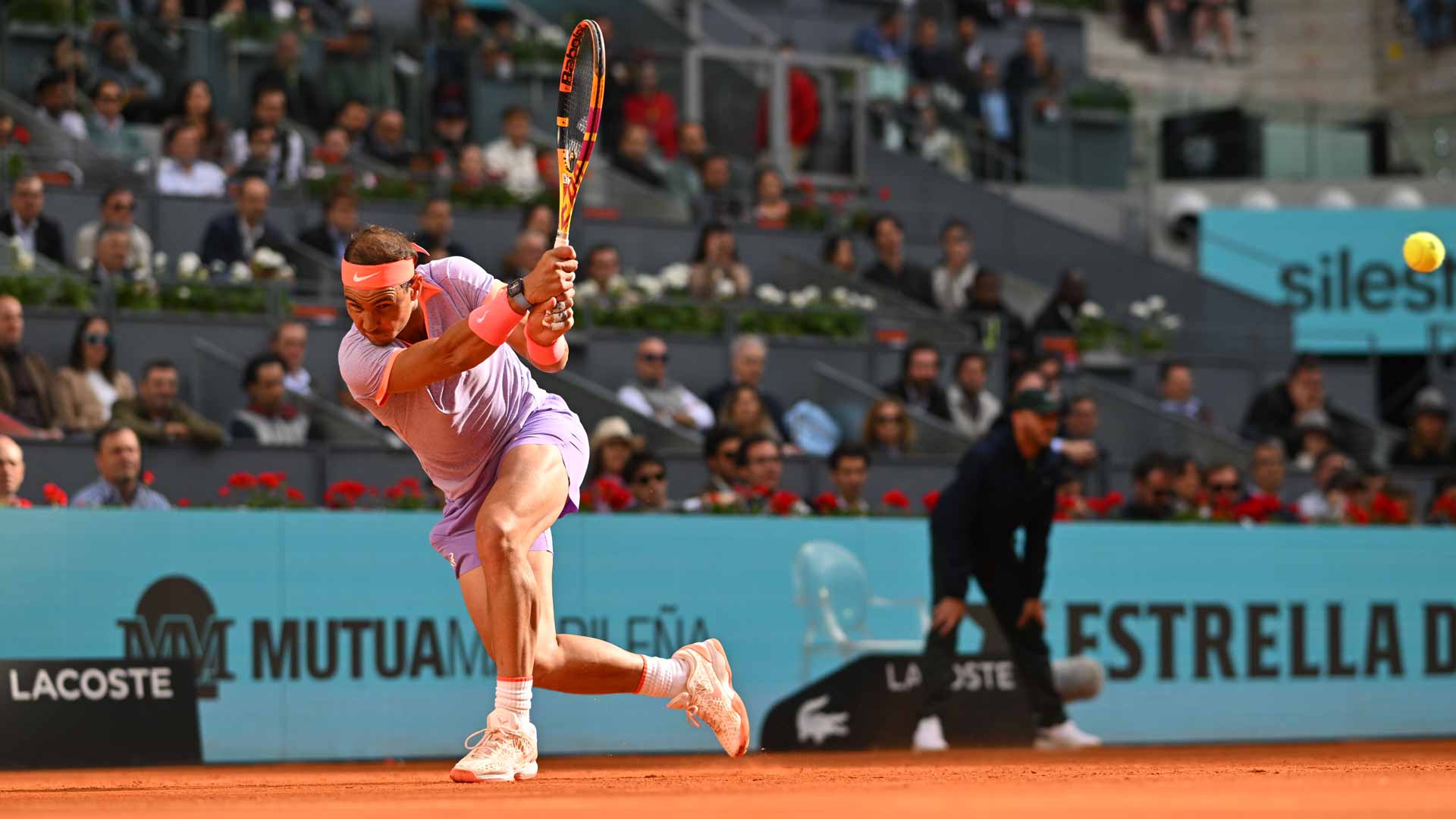 Five-time champion Rafael Nadal is making his 20th appearance at the Mutua Madrid Open.