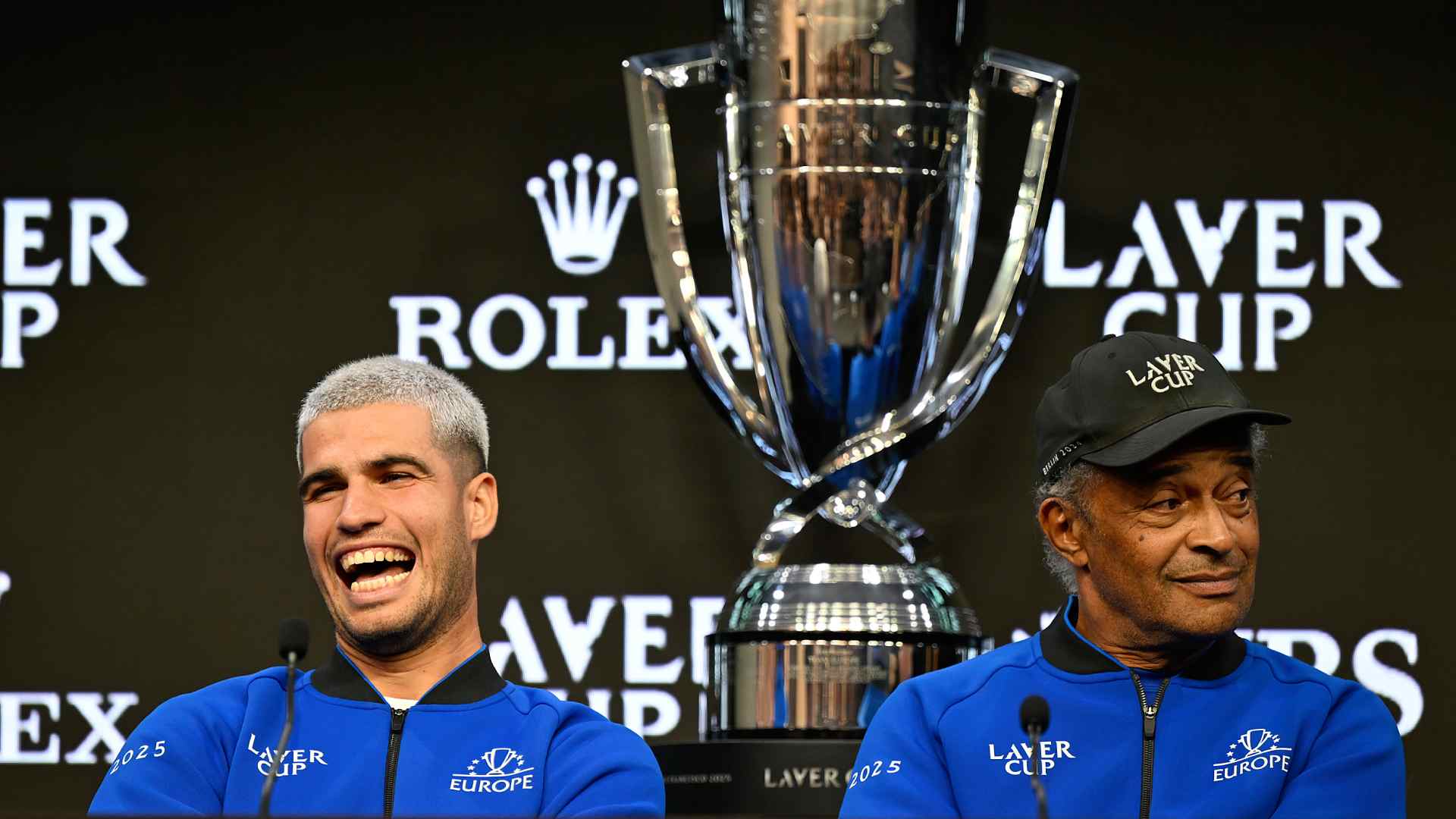 Carlos Alcaraz, Yannick Noah