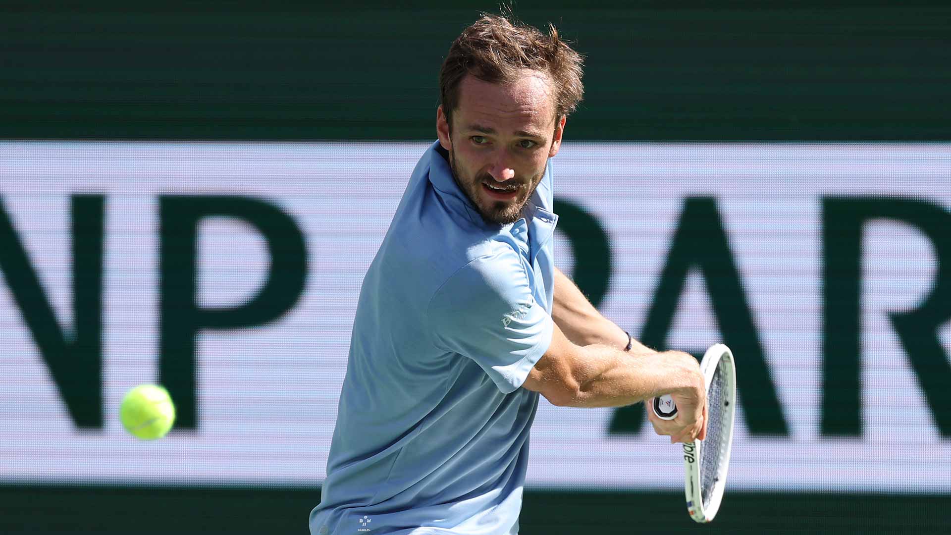 Daniil Medvedev holds an 18-4 season record, according to the Infosys ATP Win/Loss Index.