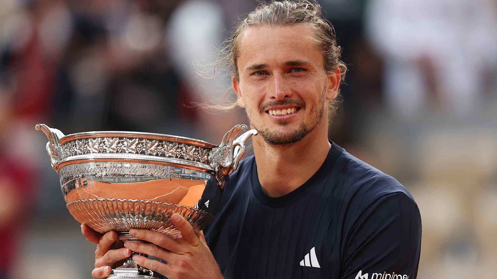 Alexander Zverev won his first major crown Sunday at Roland Garros.