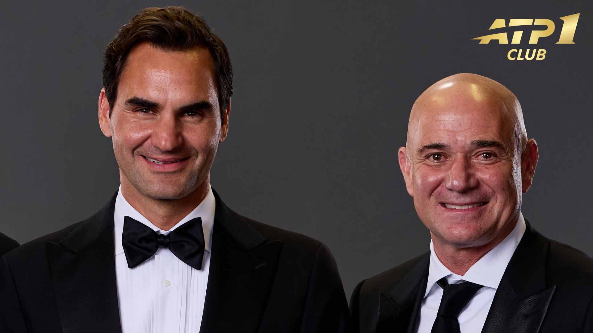Roger Federer and Andre Agassi both feature in ACES: The ATP No. 1 Club.