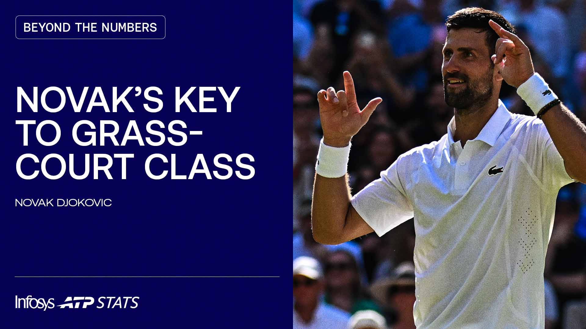Novak Djokovic has won eight tour-level titles on grass.