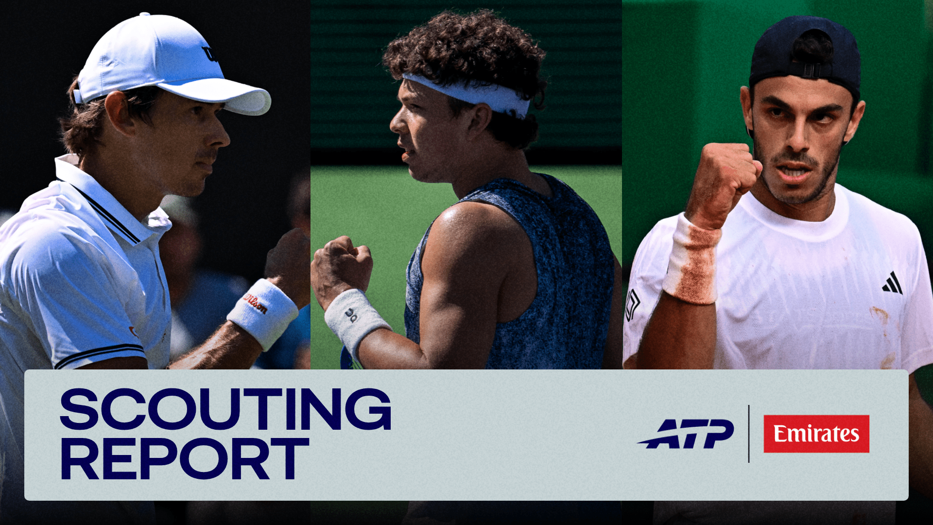 Alex de Minaur, Ben Shelton and Francisco Cerundolo are in action this week.