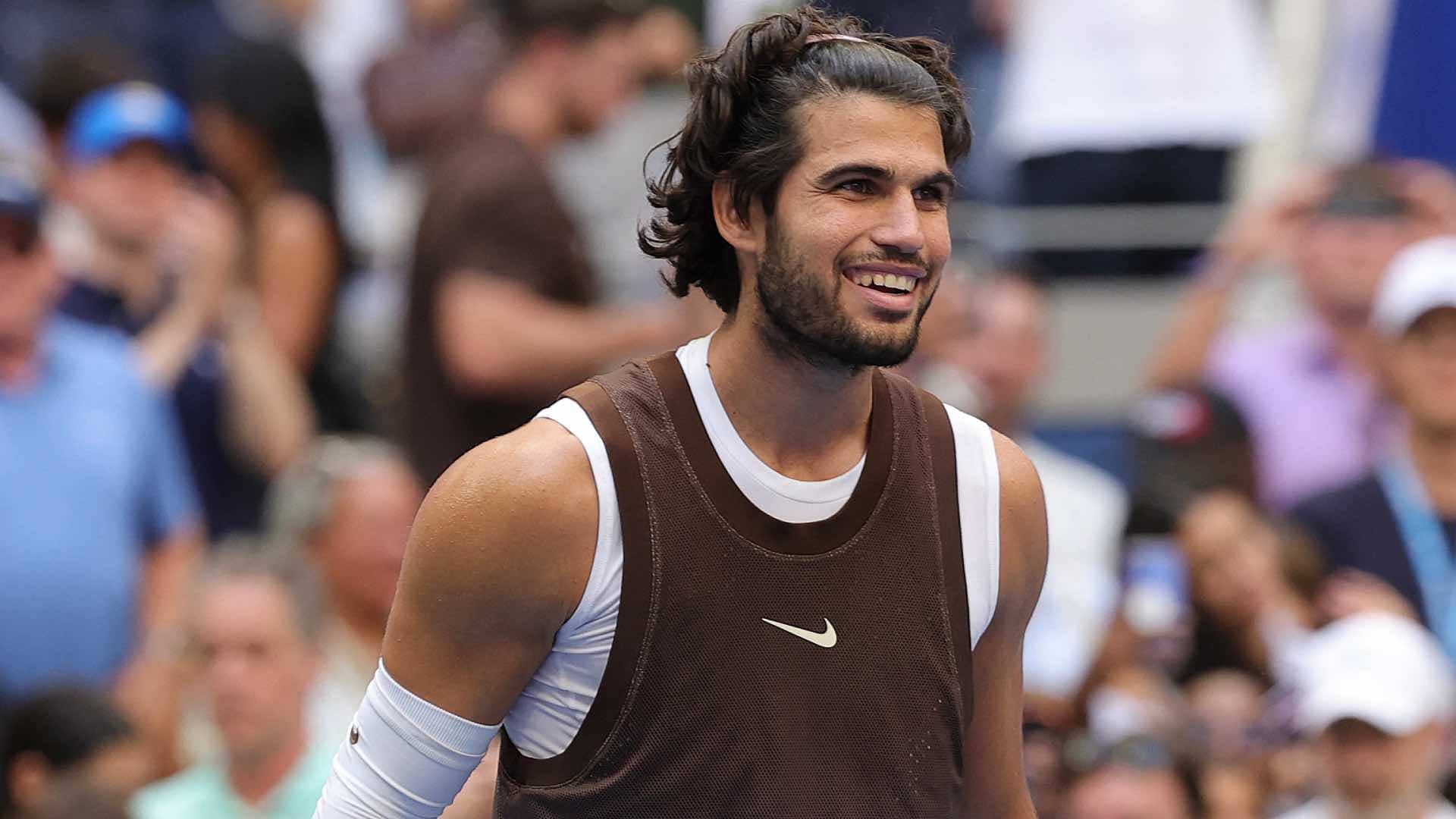 Defending champion Carlos Alcaraz is into the US Open fourth round.