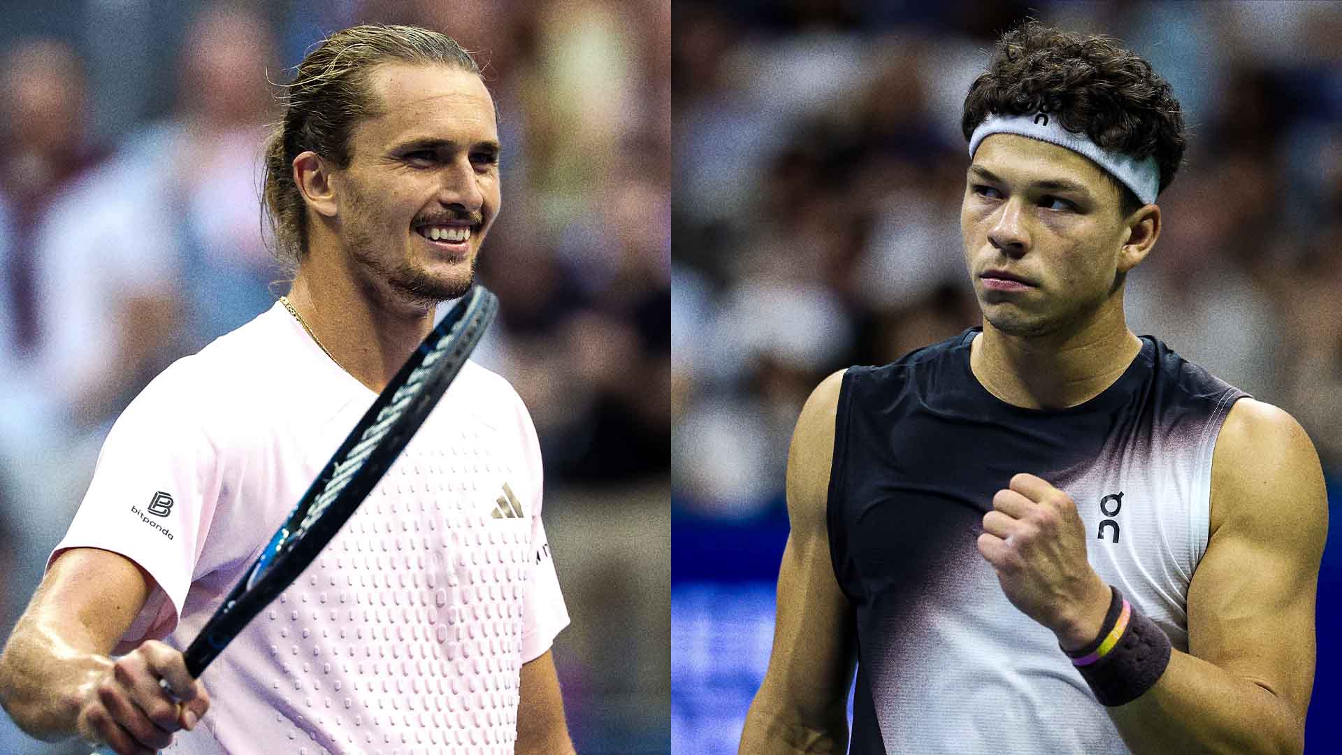 Alexander Zverev and Ben Shelton will meet in the US Open men's singles final Sunday.