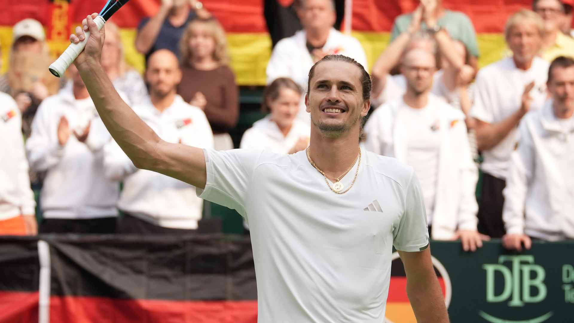 Alexander Zverev defeats Dino Prizmic on Sunday.