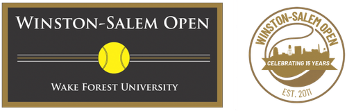 Winston-Salem Open and 15th Anniversary Logo